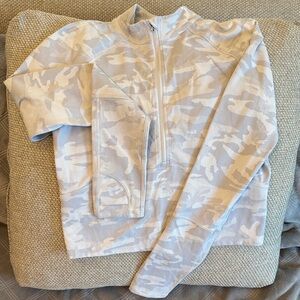 Camouflage Quarter-Zip Pullover